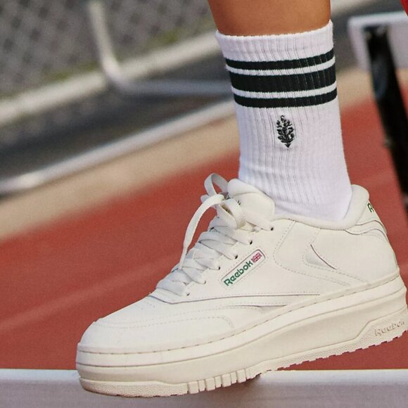 Free People Accessories - NWT Free People Movement Logo Stripe Tube Socks in White/ Black